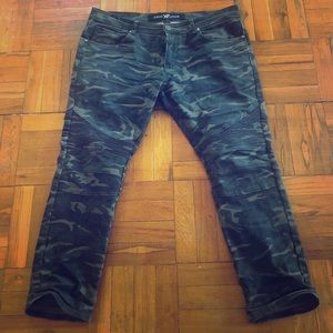 Men’s Camouflage Skinny Jeans 36/30
